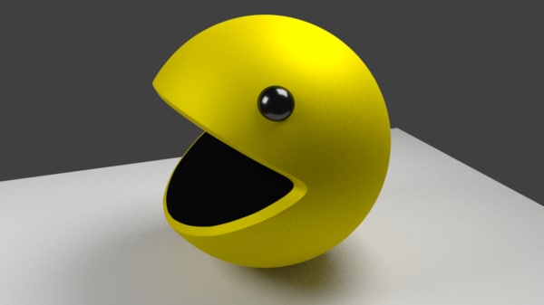 Free Simple Pac Man 3d Model