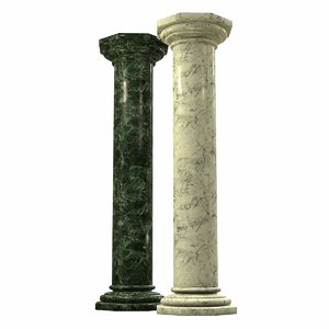 3d model marble column