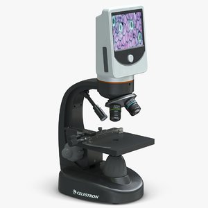 3d model digital microscope micro