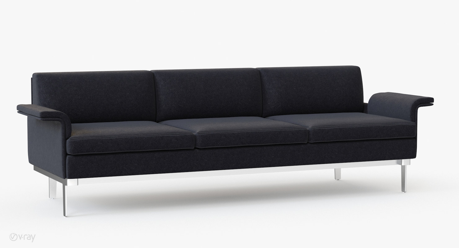 3d teknion studio envitta sofa