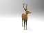 3d deer rigged model