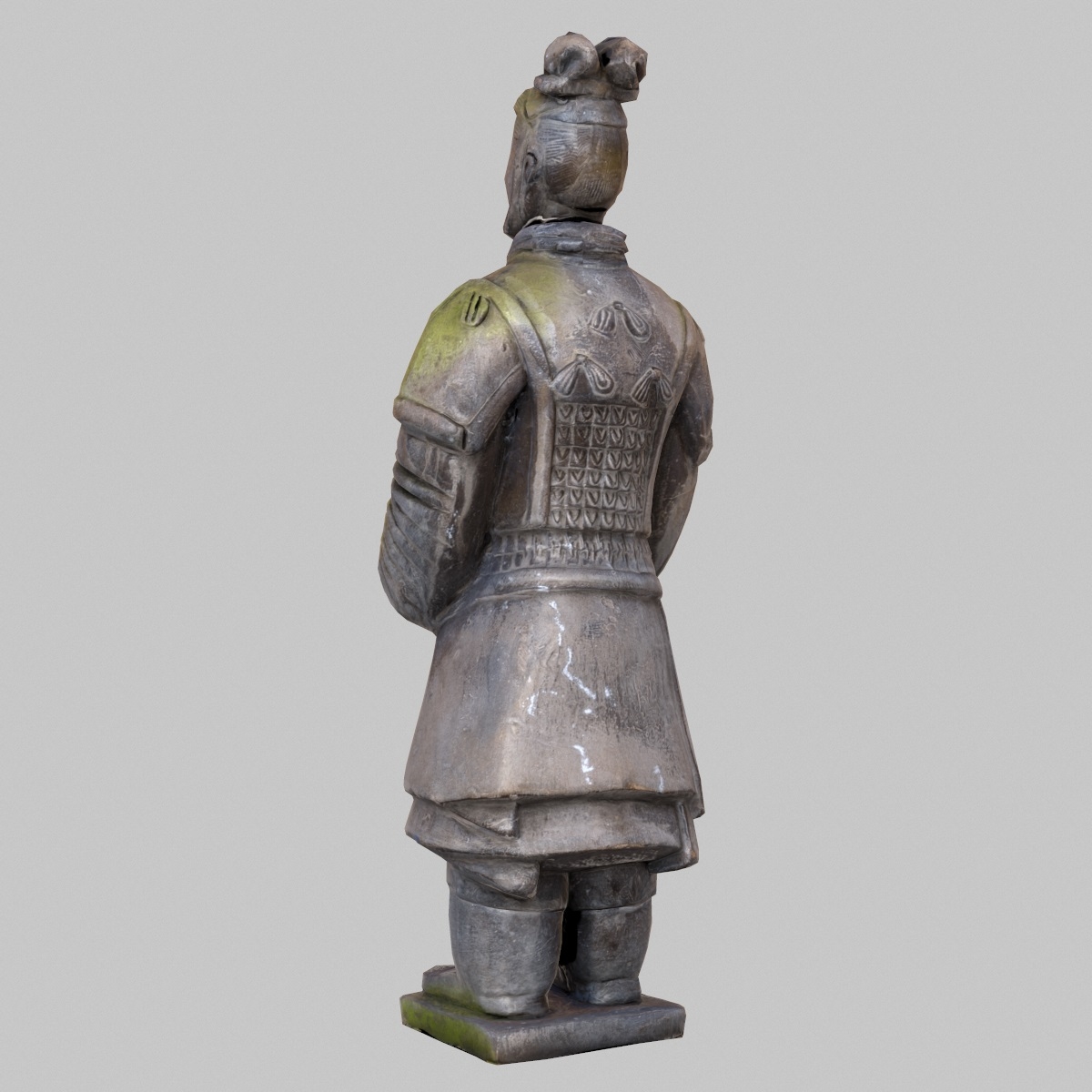 兵马俑战士风化3d模型