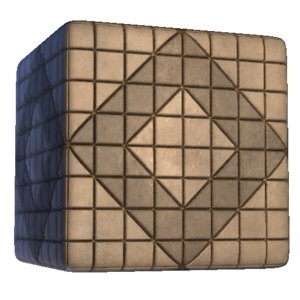 Paving Stone Square Diamond Pattern
