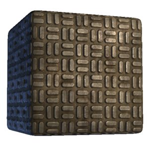 Metal Sci Fi Diamond Floor