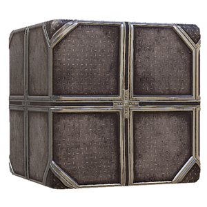 Metal diamond plate floor for warehouses, catwalks and other slippery places.