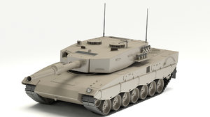 3d leopard model