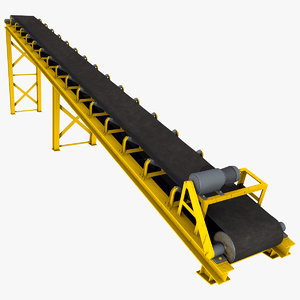 3d conveyor belt model