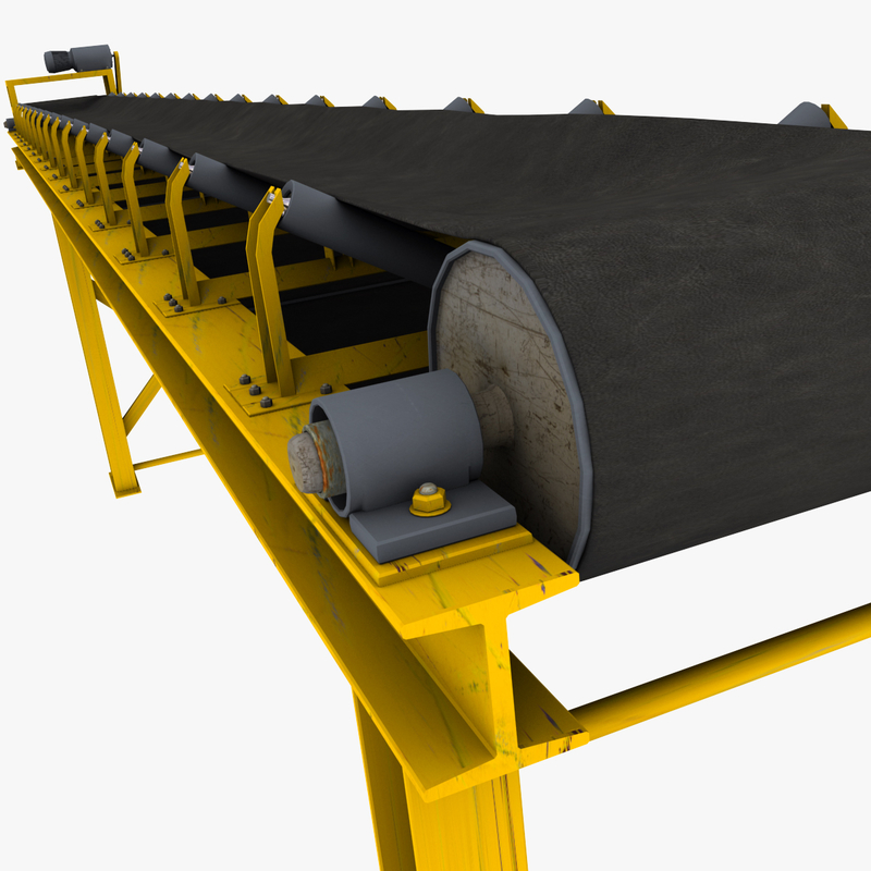 3d conveyor belt model