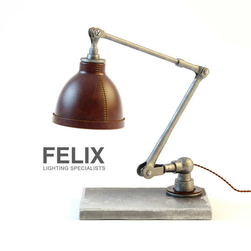 leather desk lamp
