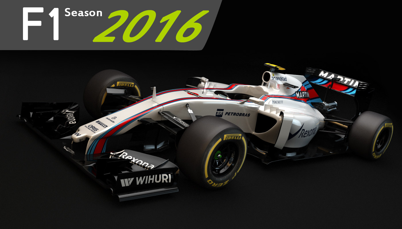 c4d f1 williams martini racing