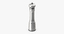 steel pepper grinder 3d model