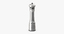 steel pepper grinder 3d model