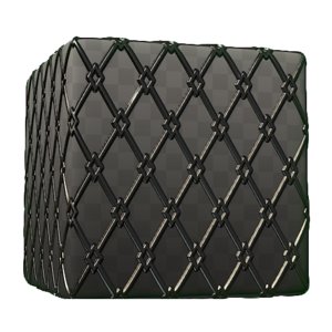Diamond Pattern Metal Fence