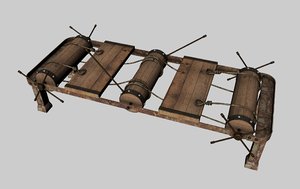 3d model rack torture devices
