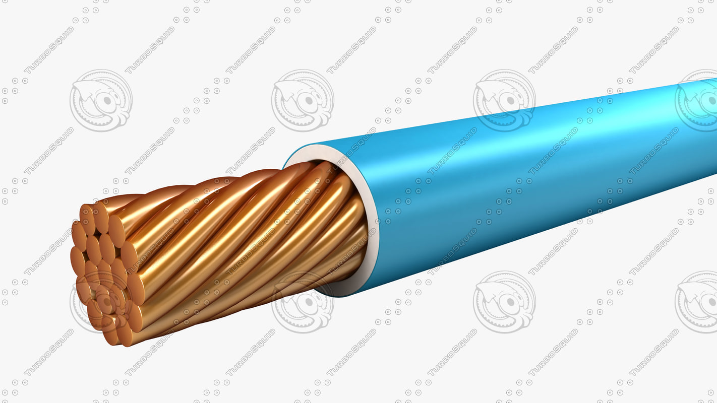 electrical cables building wire 3d model
