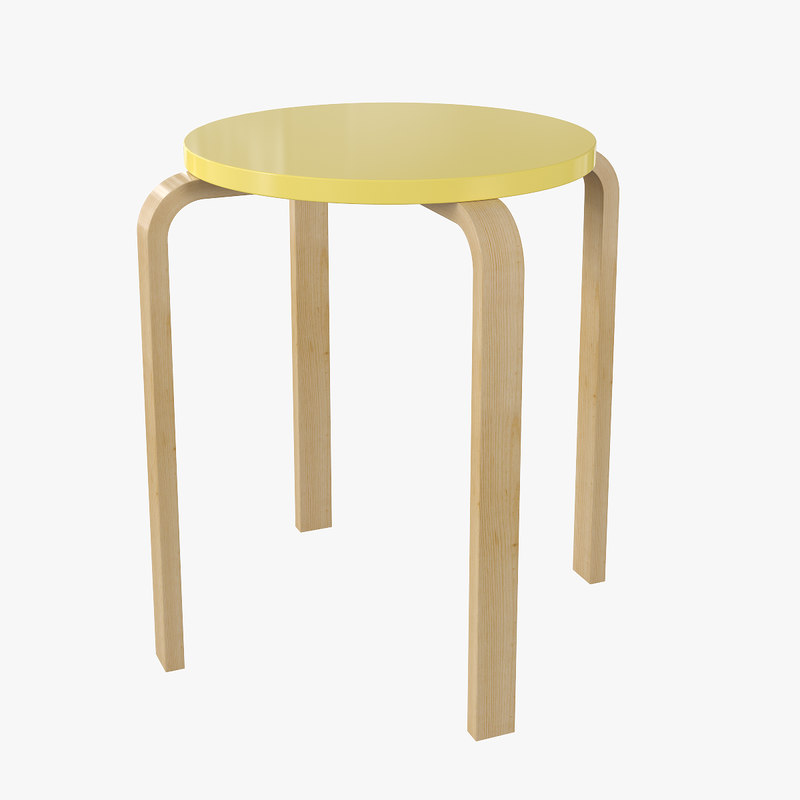 ikea frosta stool 3d max