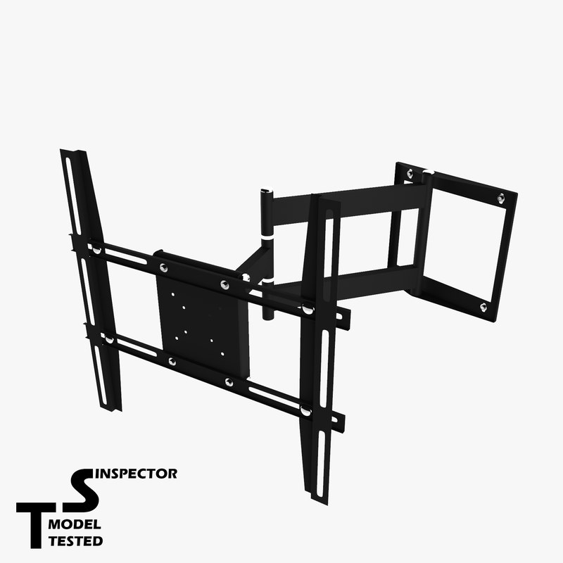 3d model tv wall mount