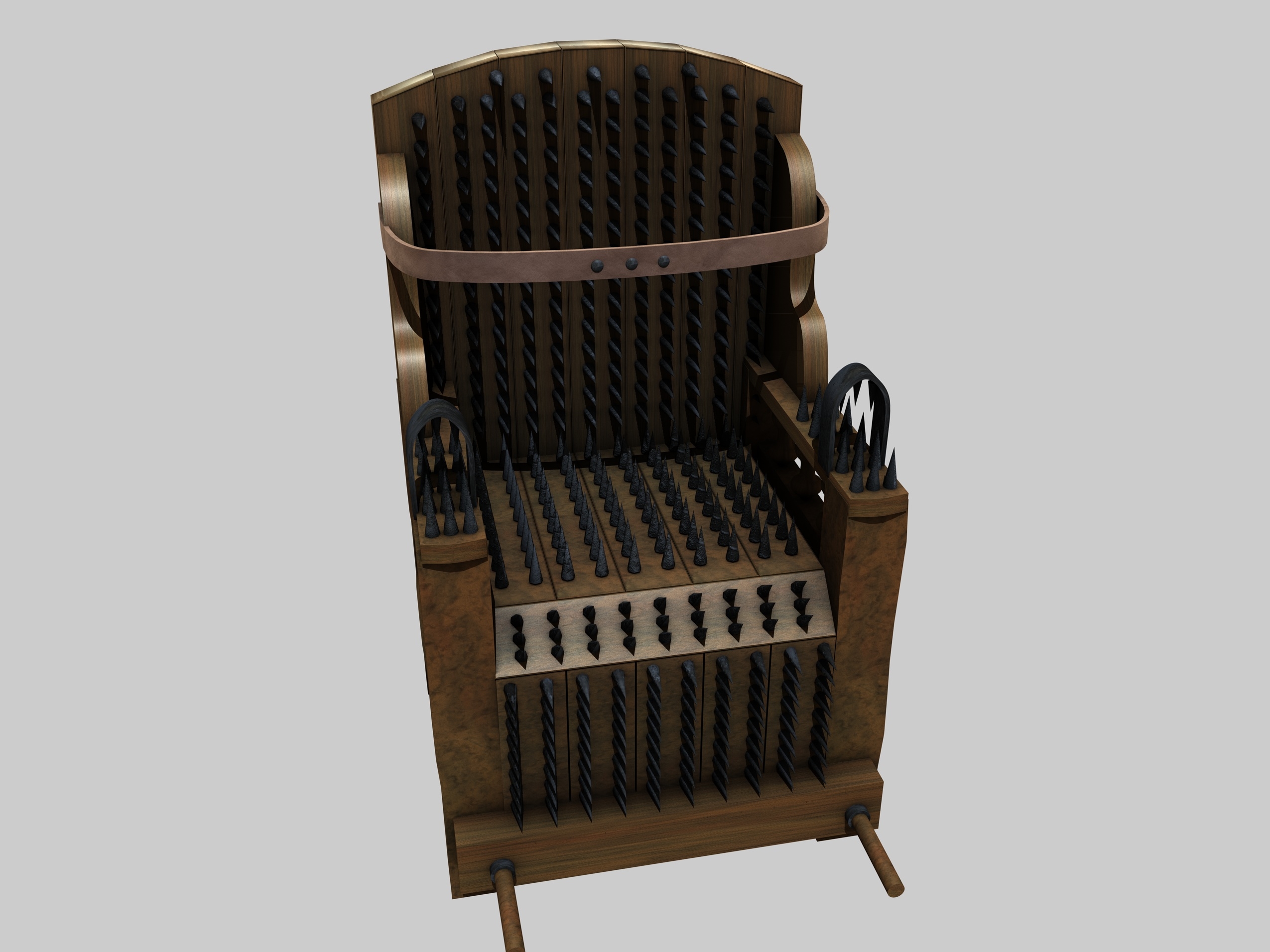 3d Iron Chair Torture Device Model