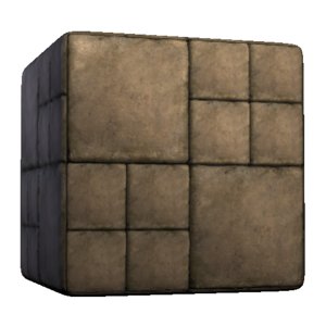 Concrete Square Patterns Alternating