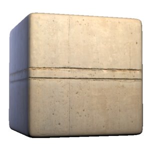 Concrete Wall Parallel Grooves