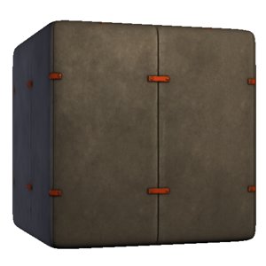 Concrete Wall with Metal Clasps