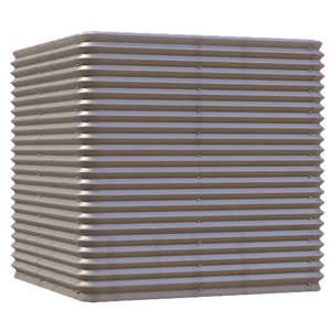 Painted Metal Corrugated with Bolts