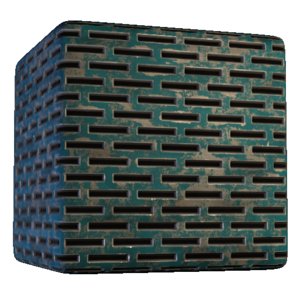 Painted Sci Fi Floor Rectangles