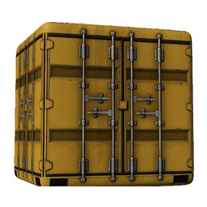 Painted Shipping Container Door