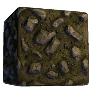 Tundra Large Stones in Grass