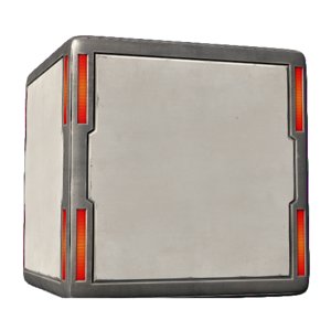 Corner Lit Metal Sci-Fi Wall