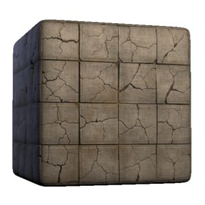 Cracked Concrete Squares