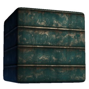 Painted Corrugated Steel Wall