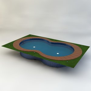 swimming pool 3d model