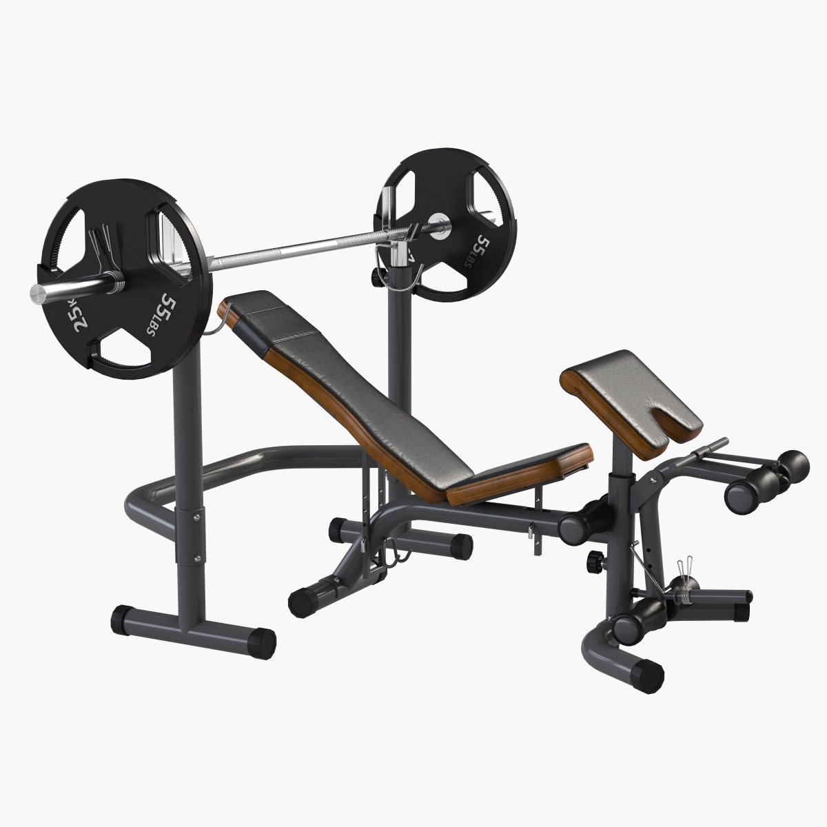 3d Model Gym Equipment Bench Press