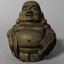 3d laughing buddha statue model