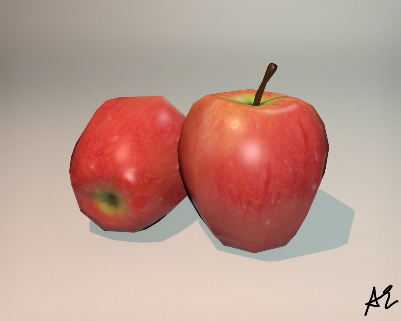 苹果3d模型