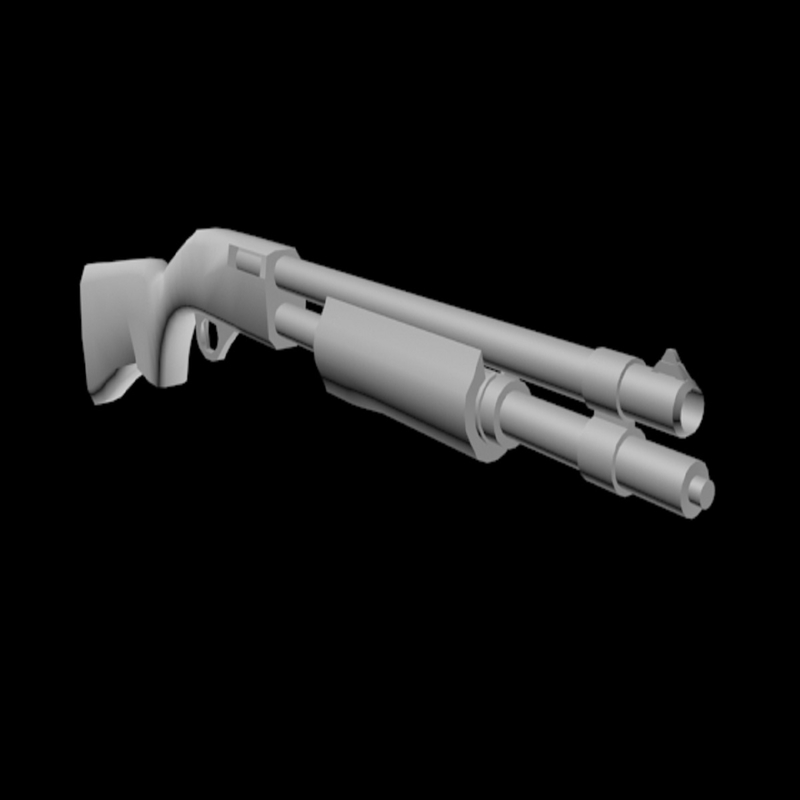 3d model 870 shotgun