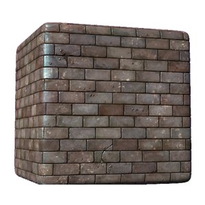 Stylized Brick Road Dirty