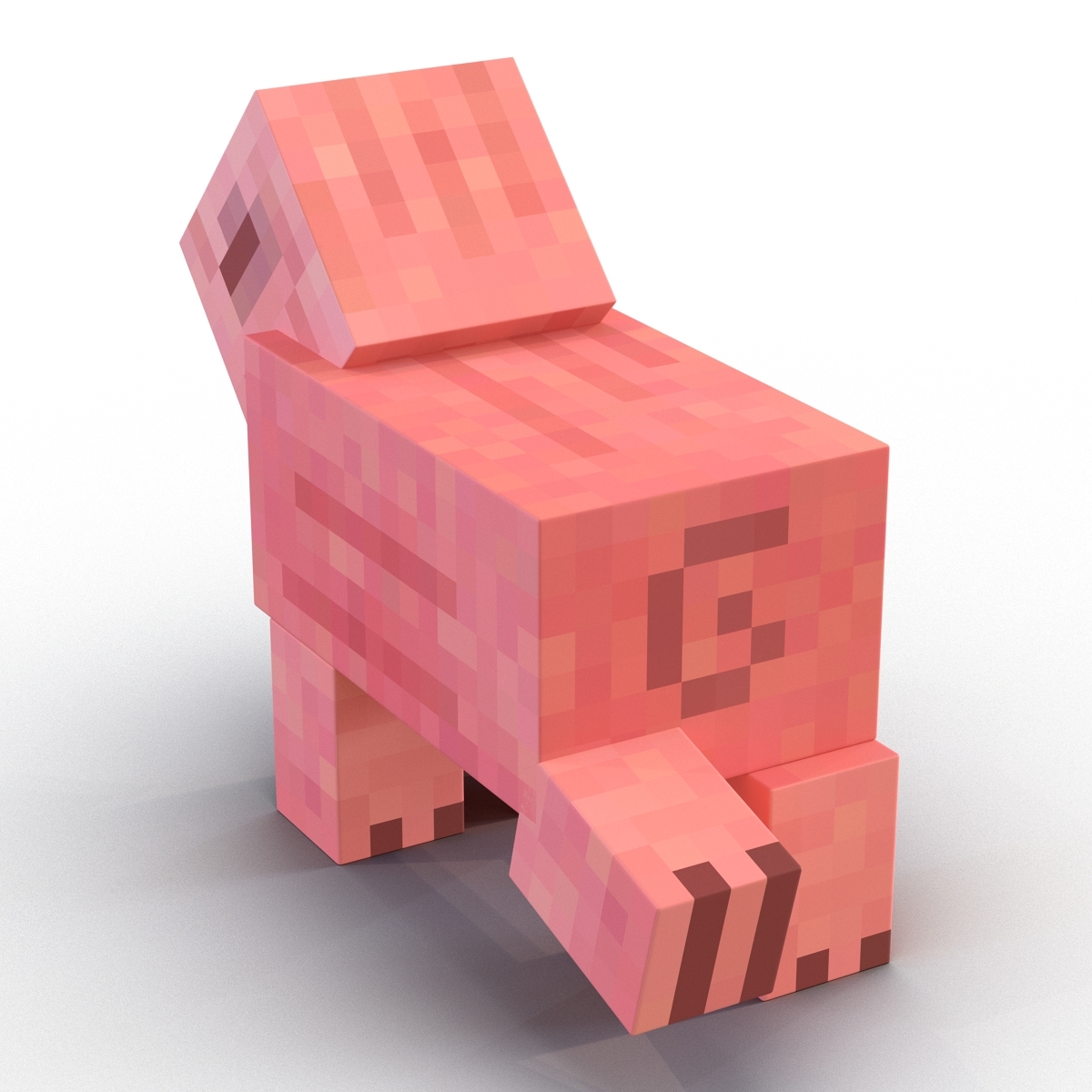 Майнкрафт свинья 3д модель