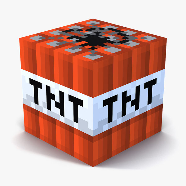 Minecraftのtnt 3dモデル3dモデル Turbosquid