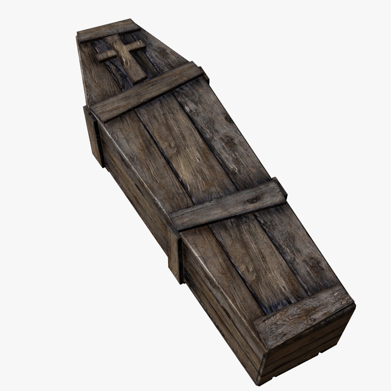 old wooden coffin ma