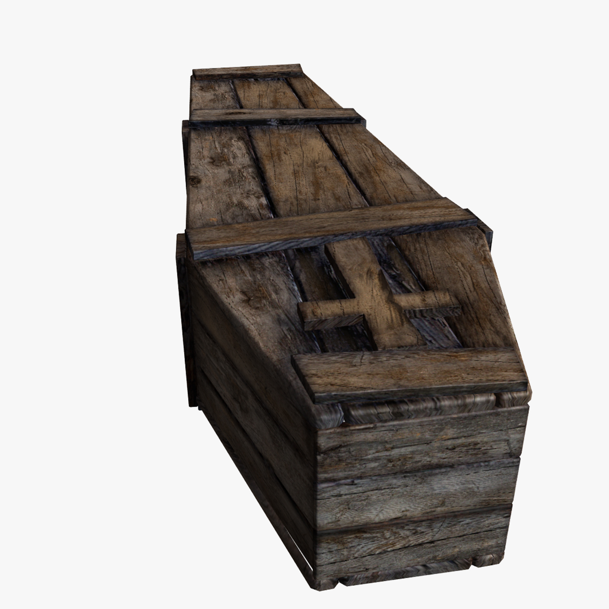 old wooden coffin ma