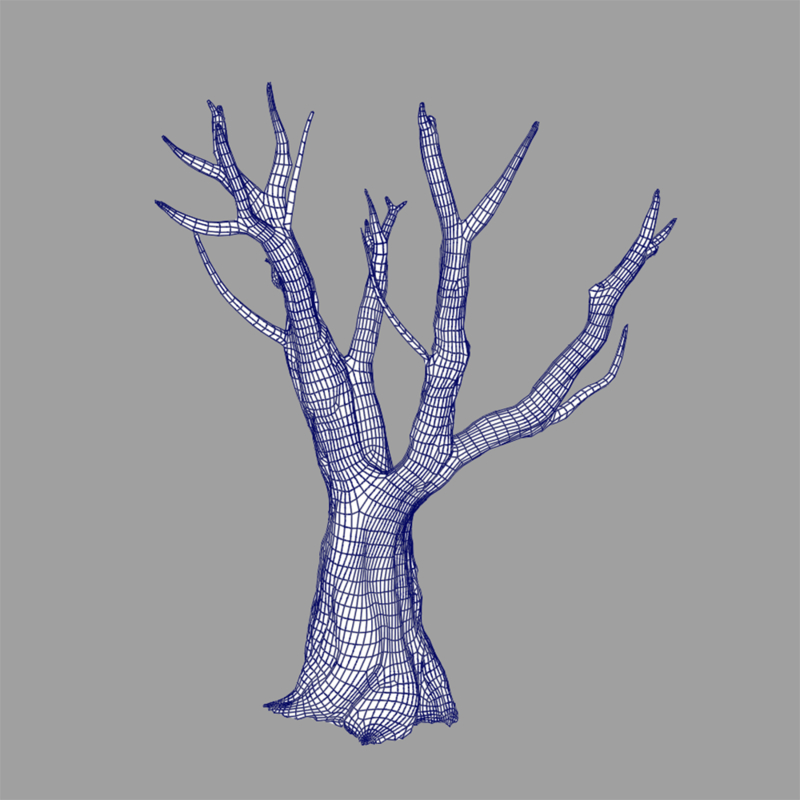 old dead tree 3d model