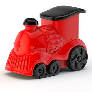 toy locomotive 3d 3ds