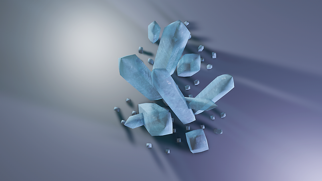 水晶3d模型