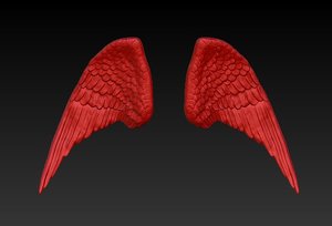 3d model animal wings