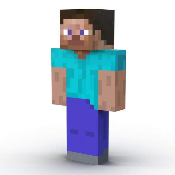 3d max minecraft steve