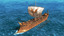 greek ship 3d model