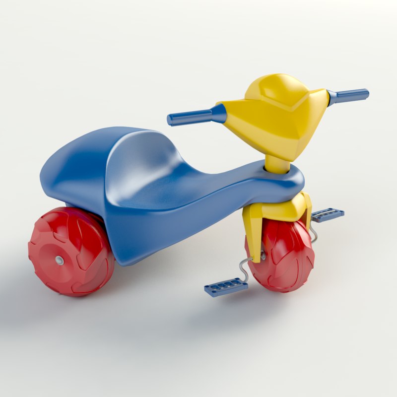plastic 3 wheel bike
