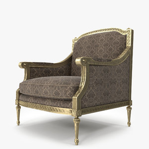 3d model angelo cappellini armchair